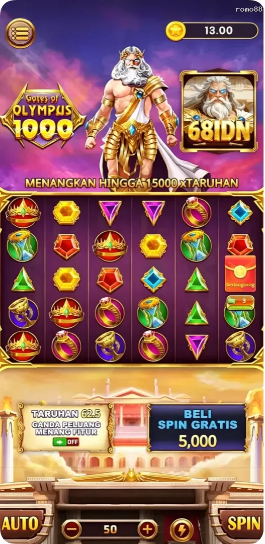 romo88 Tangkapan Layar - APK Resmi